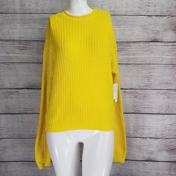 NEW Abound Nordstrom S Crew Neck Pullover Sweater Ribbed - Picture 4 of 11